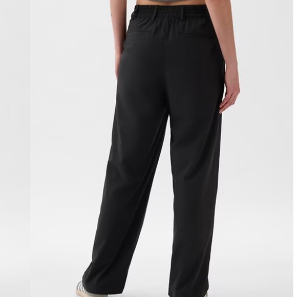 Gap GapFit High Rise Runaround Trousers NWT Medium Tall Black - Picture 2 of 6